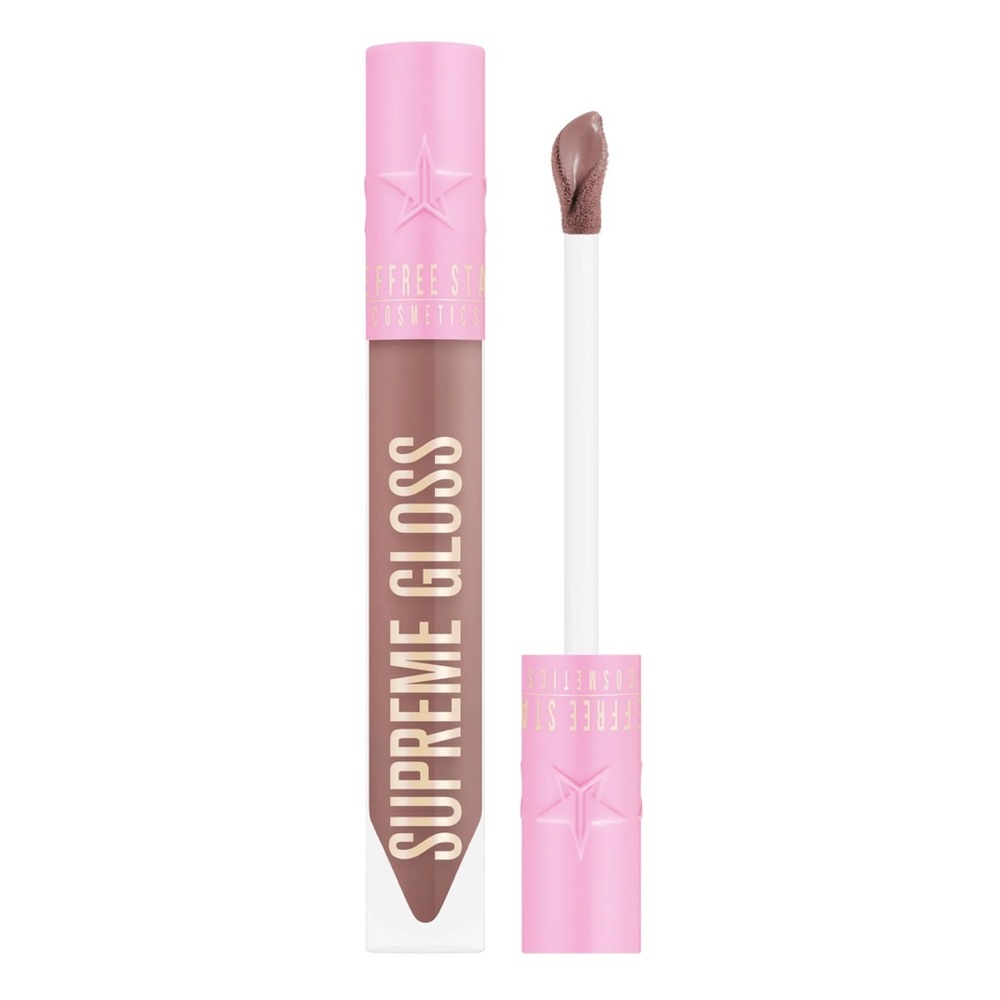 Jeffree Star Supreme Gloss Tea Bag NIB New in Box Lip Gloss Color Grunge Brown
